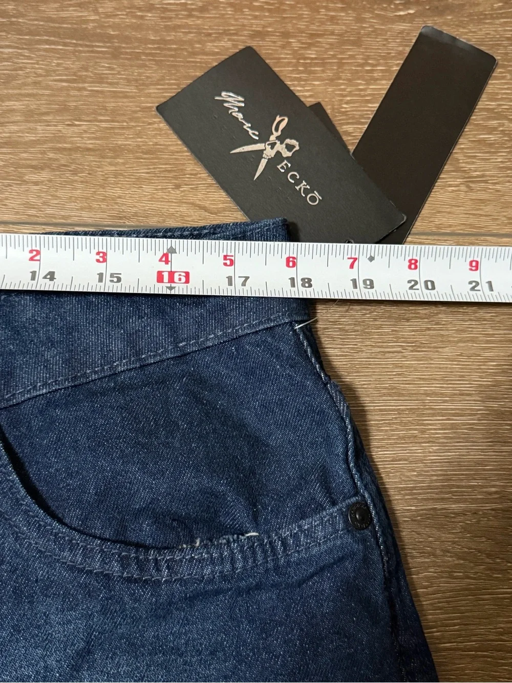 Marc Ecko Cut & Sew Indigo Cargo Denim Pants